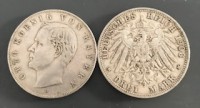 3 Mark Bayern Otto 1908 - 1913  ( diff.besteuert nach §25a UStG )