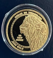 1/4 oz Gold Lion / Löwe "  Beschütze die Familie / Cosain do Theaghlach 2022 "  in Kapsel / Prooflike