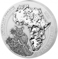 1 oz Silber Proof Ruanda 2020 " Bushbaby " inkl. COA ( inkl. gültiger gesetzl. Mwst )