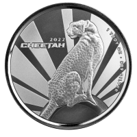 1 oz Silber Scottsdale Mint Kamerun Cheetah / Gepard 2022