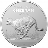 1 oz Silber Australien " Cheetah / Gepard " in Kapsel 2021 - max. 25.000 Stk ( diff.besteuert nach §25a UStG )