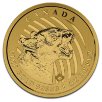 1 oz Gold 99999 Canada Cougar / Puma in Blister / inkl. Sicherheitsmerkmal