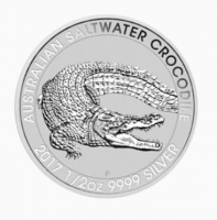1/2 oz Silber Salzwasser Krokodil Perth Mint ( diff.besteuert nach §25a UStG )