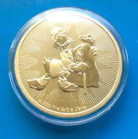 1 oz Gold " Dagobert Duck " / Scrooge McDuck Disney Serie