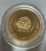 1/2 oz Gold Proof Nugget 1987 / Bobby Dazzler Nugget