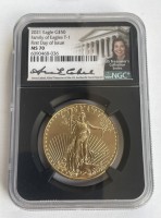 1 oz Gold USA Eagle / American Eagle Type I - MS70 - JAHRGANG 2021