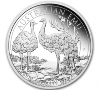 1 oz Silber Perth Mint EMU in ORIGINAL KAPSEL gute Qualität div. Jahre    ( diff-best. nach §25a UStG )