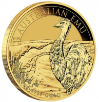 1 oz Gold " Emu 2024 " Perth Mint in Kapsel - Charles Effigy