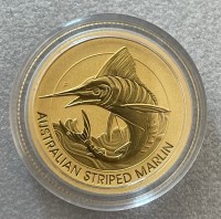 1/4 oz Gold Perth Mint " 2020 Striped Marlin " in Kapsel