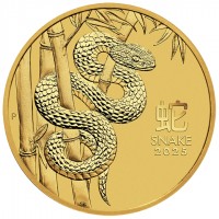 1 oz Gold Perth Mint Lunar Snake / Schlange 2025 in Kapsel - max. Auflage 30.000