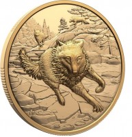 1 oz Gold Canada Great Hunters Wolf 2025 in Box inkl. COA