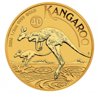 1/2 oz Gold Känguru 2026 in Kapsel ( 40 years Anniversary ) ( Charles III Effigy )