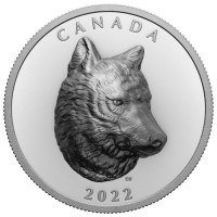 1 oz EHR Proof Silber Canada Wolf / Timber Wolf - max 5.000 Stück ( diff.besteuert nach §25a UStG )