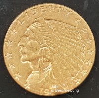 2.5 US-Dollar Indian Head 1914 - D Denver