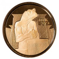 1 oz Gold Proof Scottsdale Mint Frog of Darkness KEK Egyptian Relic Series 2022  - max. 100 Auflage - ERSTE Ausgabe in Gold