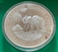 1 Kilogramm / 1000 Gramm Silber Somalia Elefant 2017 ( diff.besteuert nach §25a UStG )