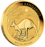 1/2 oz Gold Känguru div. Jahre in Kapsel