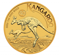 1 oz Gold Känguru 2026 in Kapsel ( 40 years Anniversary ) ( Charles Effigy  )