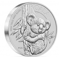 1 Kilogramm / 1000 Gramm Silber Perth Mint Koala 2024 ( diff.besteuert nach §25a UStG )