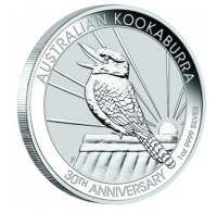 20 X 1 oz Silber Kookaburra 2020 in Kapsel - Jubiläumsausgabe ( diff.besteuert nach §25a UStG )