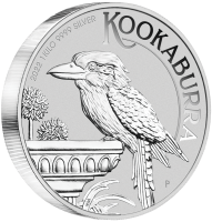 1 Kilogramm / 1000 Gramm Silber Australien Kookaburra 2022 in Kapsel - Neuware ( diff.besteuert nach §25a UStG )