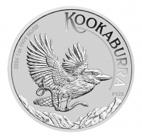 1 oz Silber Perth Mint Kookaburra in Original-Kapsel 2024 Australien / Australia aktuell mit Charles Effigy