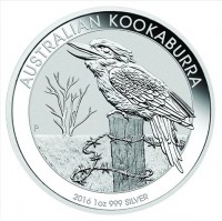 1 oz Silber Kookaburra in Kapsel / div. Jahrgang ( diff.besteuert nach §25a UStG )