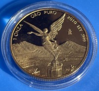 1 oz Gold Proof Mexiko Libertad 2010 in Kapsel / keine Original-Kapsel