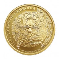1 oz Gold Kambodscha Tiger 2023 in Kapsel - max. 100 Stk / 2te Ausgabe