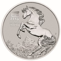 1/10 oz Platin Perth Mint Lunar Horse/Pferd 2026 in Kapsel - max. 15.000