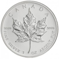 20 X 1 oz Silber Maple Leaf 2007 in Tube / ggf. altersbedingt angelaufen ( diff.besteuert nach §25a UStG )
