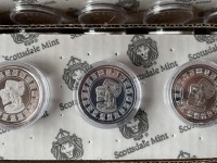 1 oz Silber Samoa 2022 Haab Kalender der Maya in Kapsel - geprägt by Scottsdale Mint - max. Mintage 8.000 in BU
