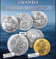 1 oz Silber Ruanda 2020 " Mayflower " Proof incl COA