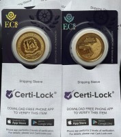 1 oz Gold Scottsdale Mint div. Jahre & Motive in Certi-Lock Blister / gute Qualität
