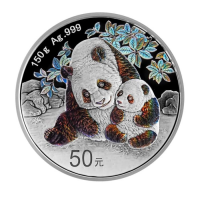 150 Gramm Silber Panda 2024 Proof inkl. Box & COA  ( diff.besteuert nach §25a UStG )