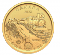 1 oz Gold 99999 Canada Passage for Gold / Klondike Serie 2023 / inkl. Sicherheitsmerkmal ( 99999er Gold )