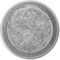 1 oz Silber Niue " Phoenix " ( diff.besteuert nach §25a UStG )