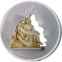 1 oz 925/1000 Silber Divine Sculptures Michelangelo's Pieta - max. 1000 Stk ( inkl. gültiger gesetzl. Mwst )