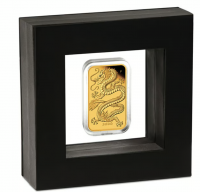1 oz Gold PROOF Perth Mint Dragon Rectangular 2026 in Kapsel und inkl. Box und COA - max. 188