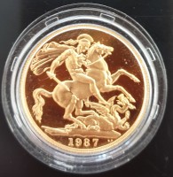 1/2 oz Gold Britannia 1987