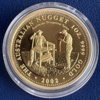 1 oz Gold Proof Perth Mint Goldschürfer / Prospector 2002 - entnommen aus einem Proof Set - max. 515 Stk