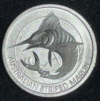 1/3 oz Platin Perth Mint " Striped Marlin " 2020