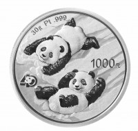 30 Gramm Platin Panda 2022 ( diff.besteuert nach §25a UStG )