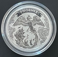 1/4 oz Platin Perth Mint PHOENIX " Mythical Creatures " in Kapsel