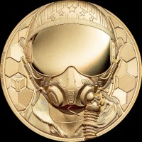 1 oz Gold ProofSmartminting Fighter Pilot inkl. BOX/ COA - max.199 Stück / Proof / Ultra High Relief