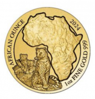 1 oz Gold Ruanda African Ounce Leopard inkl. Box / COA - max. 100 Stück