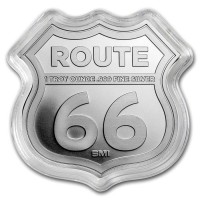 1 oz Silber Icon of Route 66 in Kapsel " mixed States"  ( 19% Mwst )