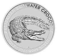 1/2 oz Silber " Saltwater Crocodile " Perth Mint  ( diff.besteuert nach §25a UStG )