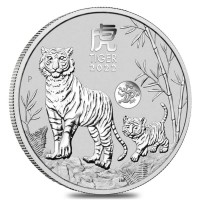1 oz Silber Perth Mint " Lunar Tiger III 2022 Privy Mark Dragon " in Kapsel - max. Auflage 30.000 ( diff.besteuert nach §25a UStG )