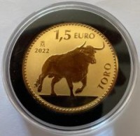 1 oz Gold Spanien / Spain Iberischer Stier / Toro Reverse Proof
